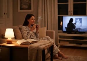 comment les femmes canadiennes occupent-elles leurs soirées à la maison ?