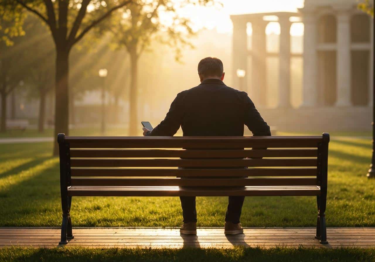 Un homme qui ne répond pas à un message de rupture