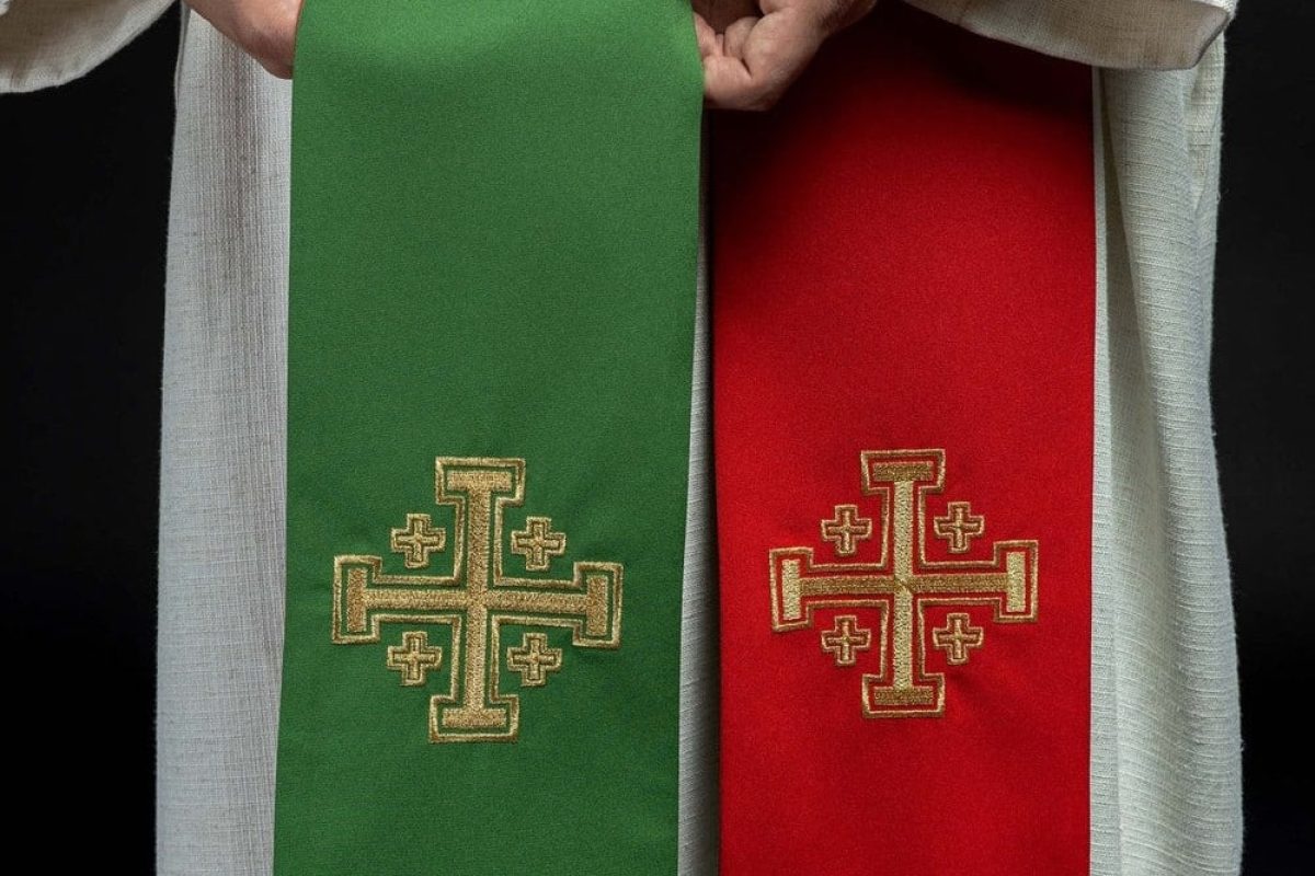 Etole reversible verte et rouge