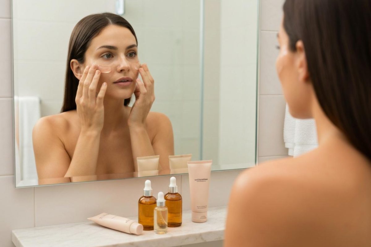 niacinamide routine skincare application