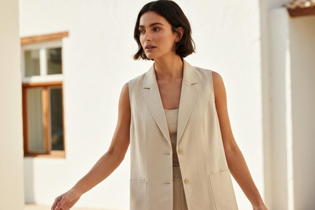 La veste en lin pour femme, l'incontournable pour l'été
